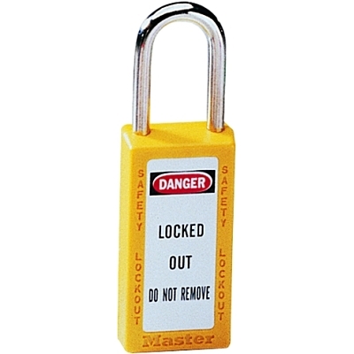 6 PIN CYLINDER SAFETY LOCKOUT PADLOCK KE